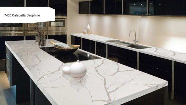 Avant 7400 Calacatta Dauphine virtuves stalvirsis
