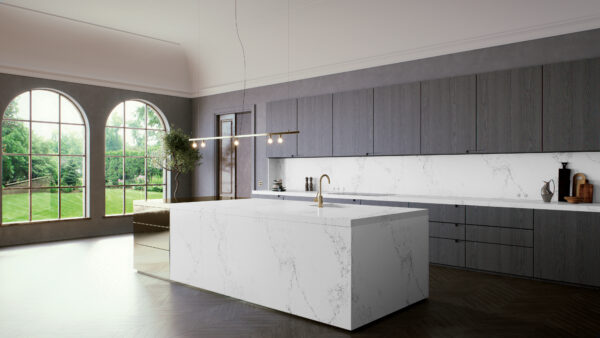 Caesarstone 5151 Empira White virtuves stalvirsis