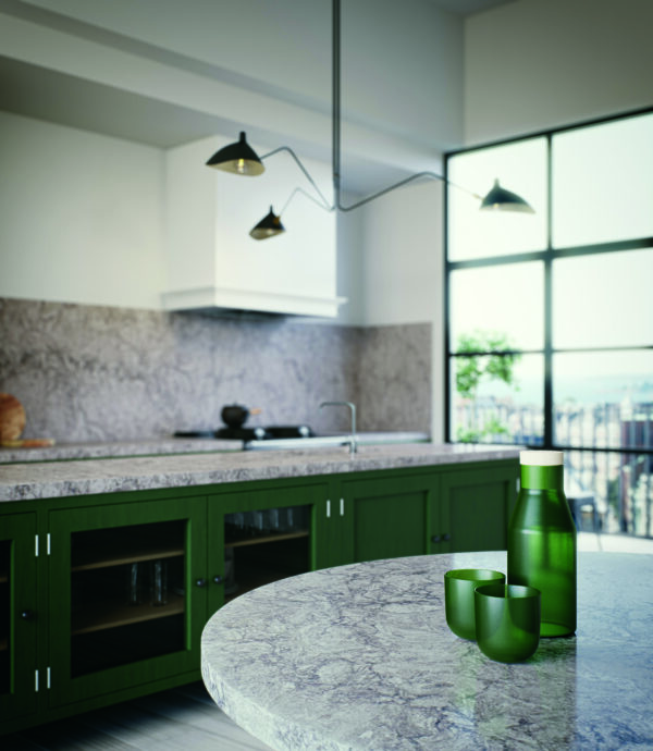Caesarstone 6313 Turbine Grey virtuves stalvirsis
