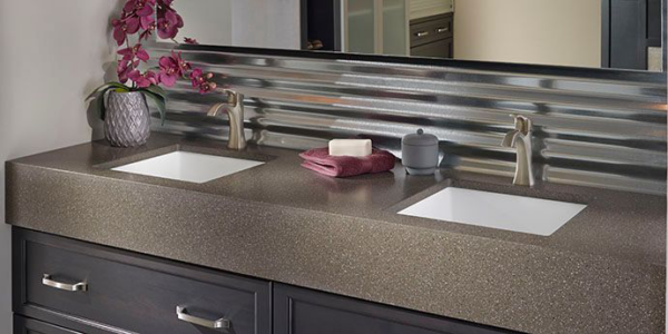 Corian Deep Mink vonios stalvirsis