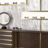 Corian Gray Onyx salono apdaila