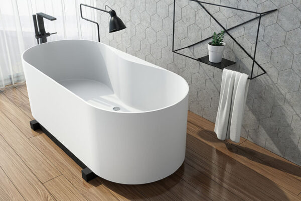 Corian Sparkling White vonia