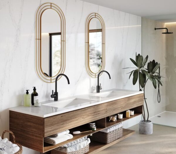 Silestone Bronze Rivers vonios stalvirsis