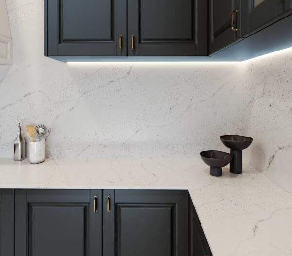 Silestone Eclectic Pearl virtuves stalvirsis