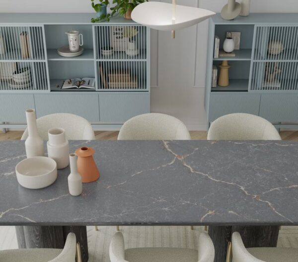 Silestone Parisien Bleu stalvirsis