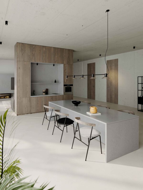 Technistone Badal Grey virtuves stalvirsis
