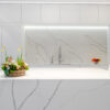 Technistone Crystal Calacatta Silva virtuves apdaila